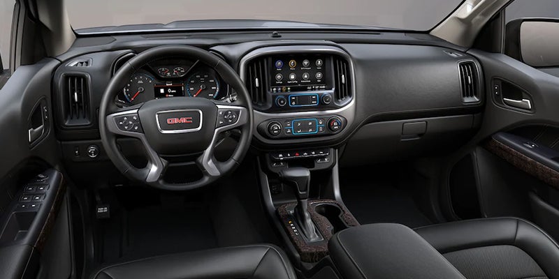 Front Deck Of Canyon With Multimedia display and function buttons