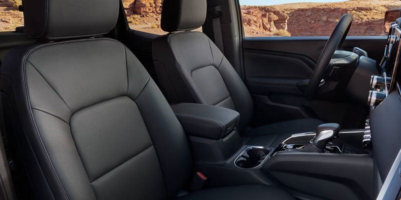 2026 GMC Canyon front seats with premium interior design